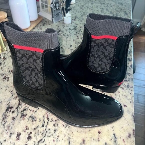 Coach Rainboots 11.5 - Picture 3 of 3